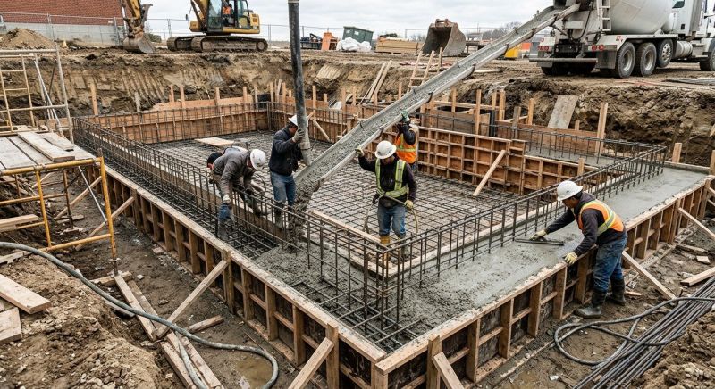 Basement Concrete Installation in Waterville, OH