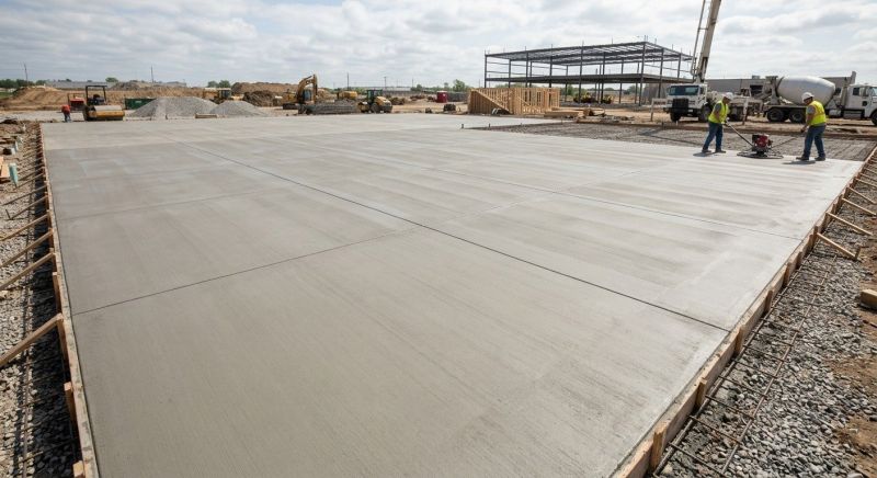 Commercial Slab Installation in Waterville, OH