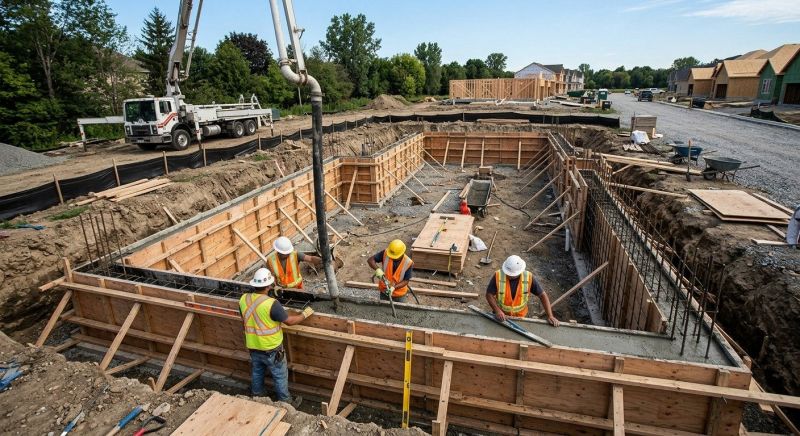 Home Foundation Installation in Temperance, MI